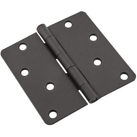 National Hardware 4 in. Door Butt Hinge, Black 109627